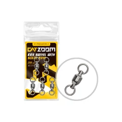 PZ Catzoom csapágyas harcsázó forgó 250lbs, 8#, 3,8cm, 5db