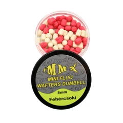 MMX Mini Fluo Wafter Dumbell 7mm Fehér csoki