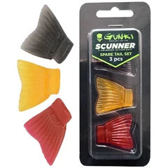 Gunki Tartalék farok rész Scunner 13,5cm 3db
