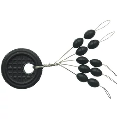 Sensas Stopper Black Oval S (10db)