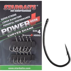 Starbaits Horog Power Curved Shank 6 (10db)