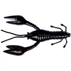 Gunki Hourra Craw 10cm Black Red Flake 6db