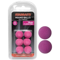Starbaits Round Balls 14mm rózsaszín (lebegő golyó) 6db