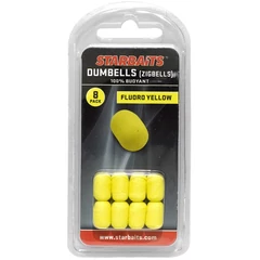Starbaits Dumbells sárga (lebegő csali) 8db