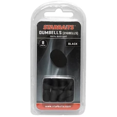 Starbaits Dumbells fekete (lebegő csali) 8db