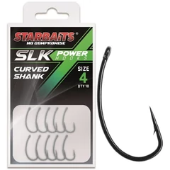 Starbaits Horog Power Hook PTFE TEFLON Curved Shank 6 (10db)