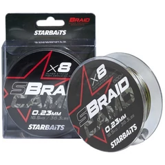 Starbaits Előkezsinór S Camo X8 600m 16,5kg 0,23mm