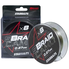 Starbaits Előkezsinór S Camo X8 600m 20kg 0,27mm