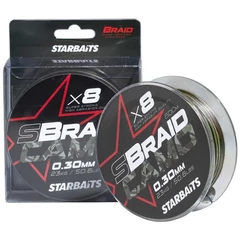 Starbaits Előkezsinór S Camo X8 600m 23kg 0,30mm