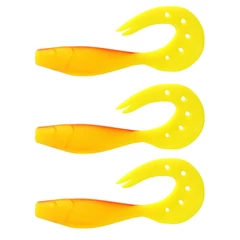Nevis Twister Shad 11cm 3db/cs (piros-sárga)