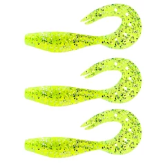Nevis Twister Shad 11cm 3db/cs (zöld flitter)