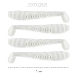 Nevis Impulse Shad 10cm 4db/cs (Classic White)