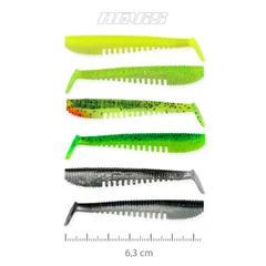Nevis Impulse Shad 6.3cm 6db/cs 6szín