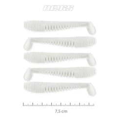 Nevis Impulse Shad 7.5cm 5db/cs (Classic white)