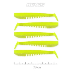 Nevis Impulse Shad 7.5cm 5db/cs (Flash Lemonade)