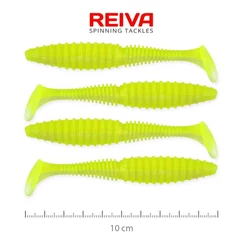 Reiva Zander Power Shad 10cm 4db/cs (Flash Lemonade)