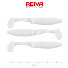 Reiva Zander Power Shad 12,5cm 3db/cs -Classic White-