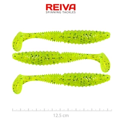 Reiva Zander Power Shad 12,5cm 3db/cs -Poppy Green-