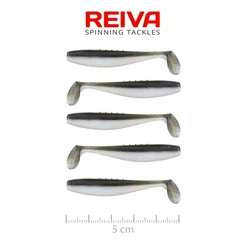 Reiva Flat Minnow Shad 5cm 5db/cs -Magic Fish-