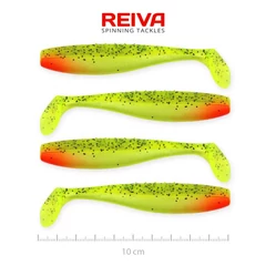 Reiva Flat Minnow shad 10cm 4db/cs (Watermelon)