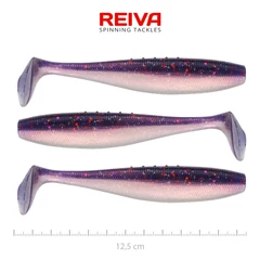 Reiva Flat Minnow shad 12,5cm 3db/cs -Purple Pearl-
