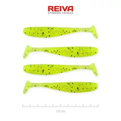 Reiva Flash Shad 10cm 4db/cs (Poppy green)