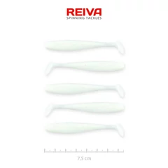Reiva Flash Shad 7.5cm 5db/cs (Classic white)