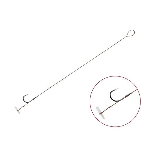 Delphin Előkötött horog Proxi Quickstop / 6db 12cm / 0,10mm / BARB #6