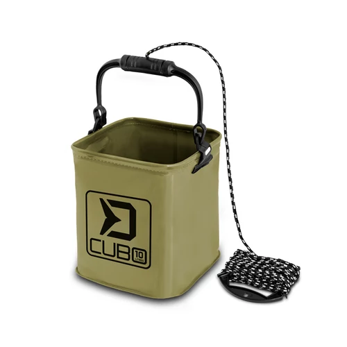 Delphin CUBO, 5liter + 5m, sszecsukható vödör