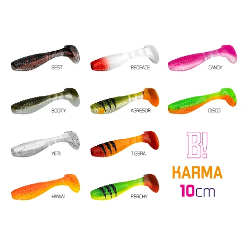 Delphin Gumihal KARMA UVs / 5db 10cm/BOOTY