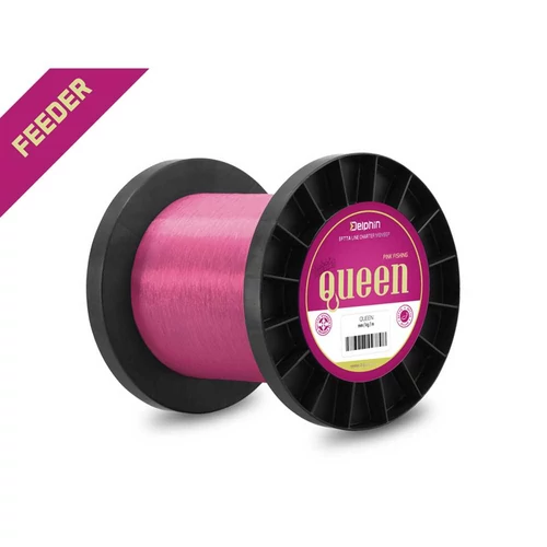 Delphin QUEEN Feeder / rózsaszín 0,18mm 2,7kg 5000m