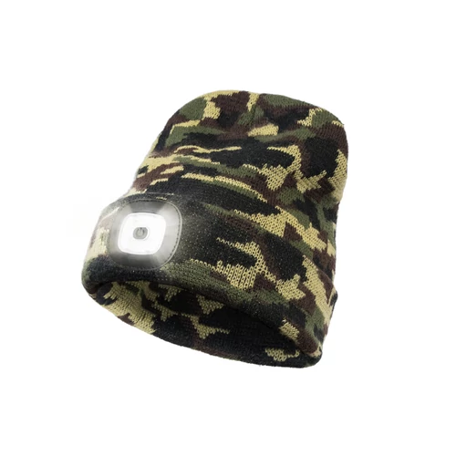 Delphin CamouLED kötött télisapka