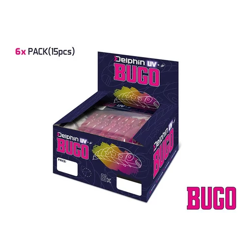 Delphin BUGO Cheese műlárva / 15db plasztik csali 4cm / TROPIC