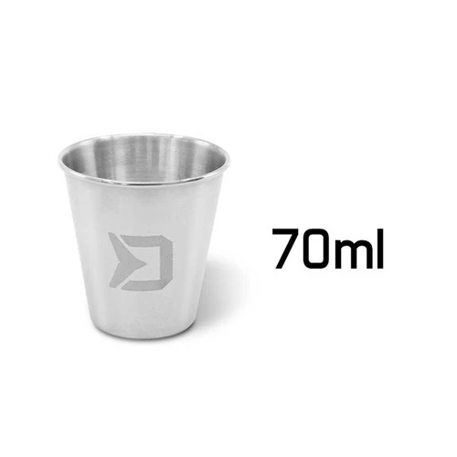 Delphin RESET XL 4in, 4x70ml,Rozsdamentes acél pálinkáspohár készlet