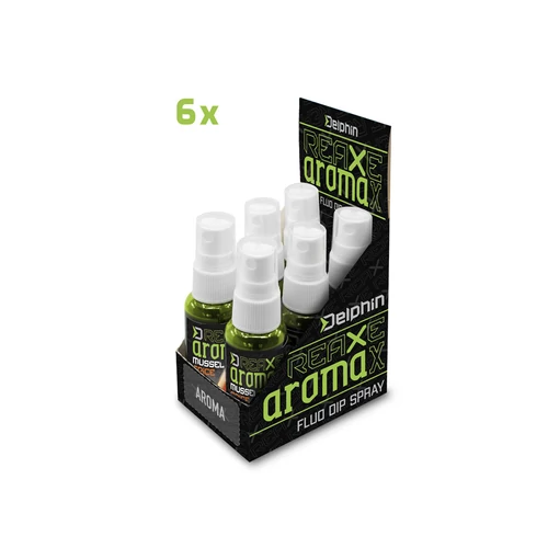 Delphin AromaX/30ml dip spray Kagyló-fűszer/fluo zöld