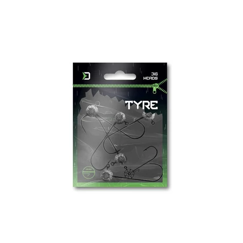 Delphin Grub-tartóval ellátott TYRE jigfej / 5db 12g-3/0