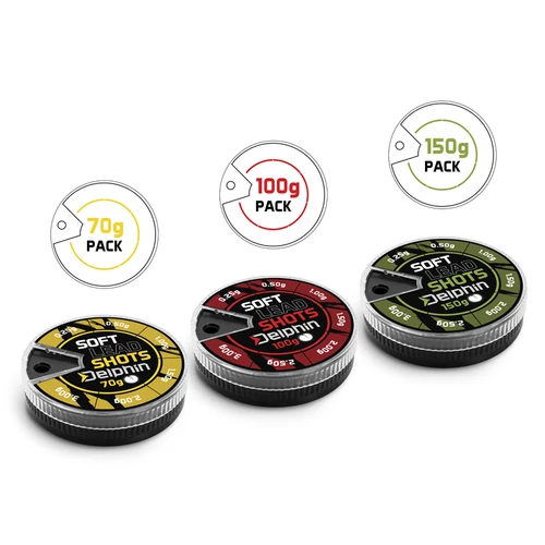 Delphin SOFT kiegyensúlyozó súlyok (piros doboz) 100g / 0
