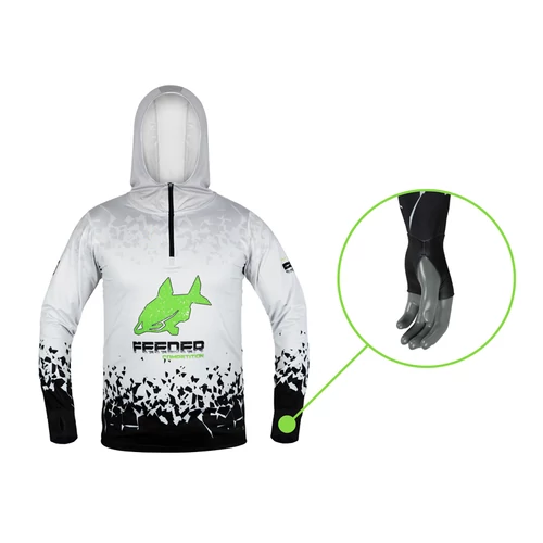 Delphin UV ARMOR 50+ Kapucnis hosszúujjú póló Reaxe XXXL