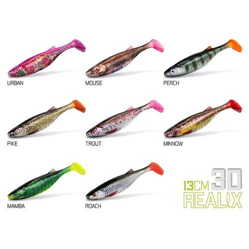Delphin Műcsali Realix 3D / 2 db 13cm / Roach