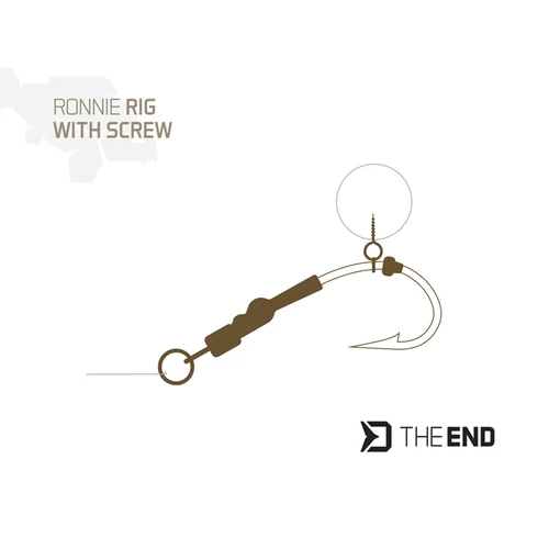 Delphin THE END Ronnie Rig csalicsavarral / 4 db méret.8