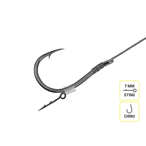 Delphin Braided Sting Feeder Rig / 10db 12cm/0