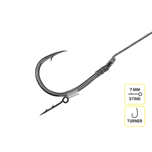 Delphin Braided Sting Feeder Rig / 10db 8cm/0