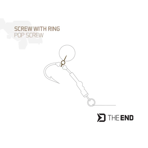 Delphin THE END POP Screw csavar karikával / 15 db S
