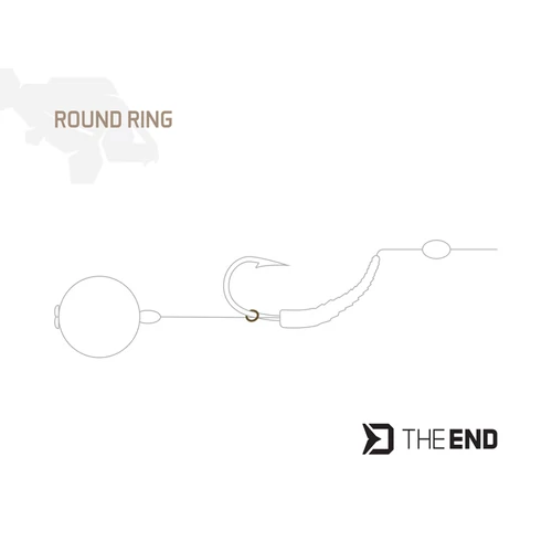 Delphin THE END Ring fém karika / 30 db 3.1mm