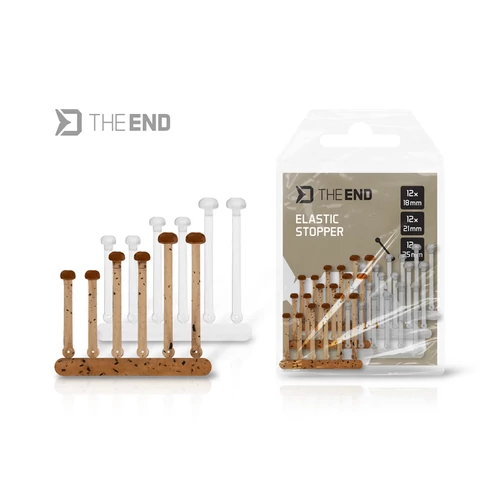 Delphin THE END rugalmas stopper / 36 db 18, 21, 25 mm / Ground+Clear