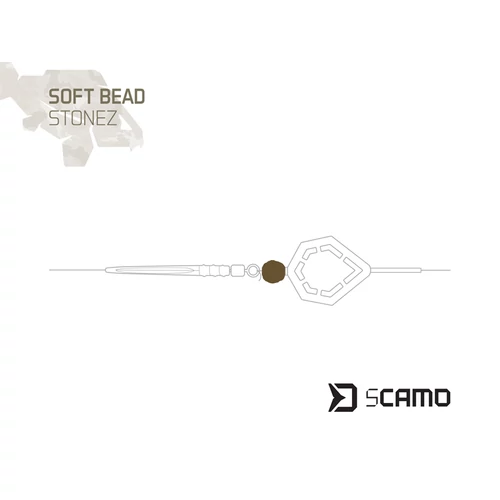Delphin sCAMO STONEZ puha ütköző gyöngyök 60 db 5mm