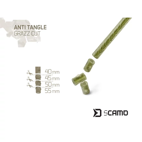 Delphin sCAMO GRAZZ Cut anti tangle hüvely 10 db 55mm