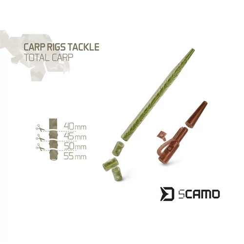 Delphin sCAMO Total CARP pontyozó előke készlet 10 szett