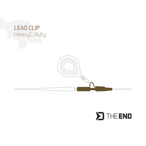 Delphin THE END HeavyC duty ólomkapocs / 10 db Ground