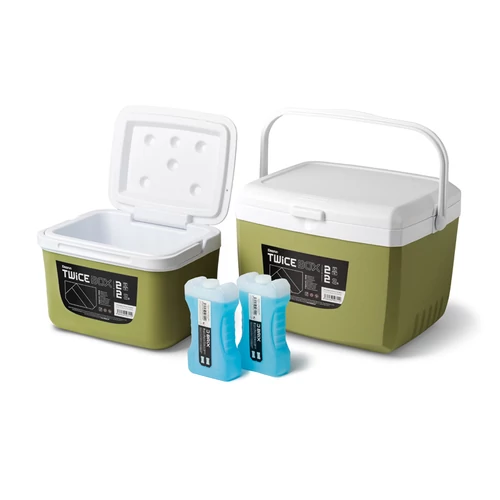 Delphin TwiceBOX 2in1 hűtőláda szett 5l +13l / 2x400ml